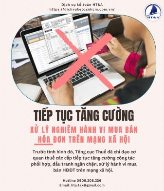 Tiếp tục tăng cường xử lý nghiêm hành vi mua bán hóa đơn trên mạng xã hội