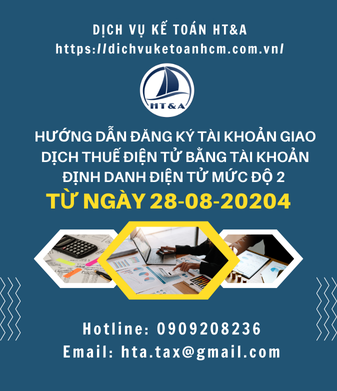 Hướng dẫn đăng ký tài khoản giao dịch thuế điện tử bằng tài khoản định danh điện tử mức độ 2 từ 28/8/2024