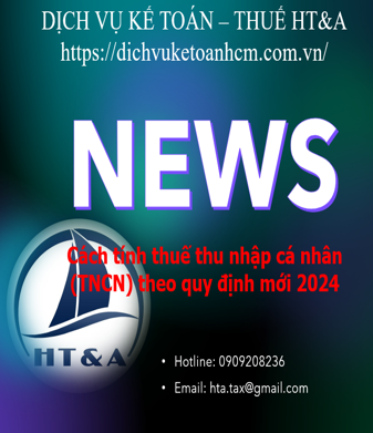 Cách tính thuế thu nhập cá nhân (TNCN) theo quy định mới 2024