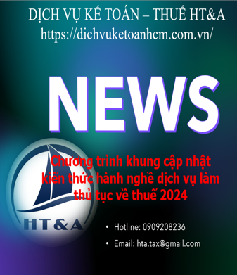 Chương trình khung cập nhật kiến thức hành nghề dịch vụ làm thủ tục về thuế 2024