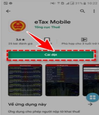 Hướng dẫn cài đặt ứng dụng, đăng ký tài khoản eTax Mobile và nộp thuế bằng điện thoại di động