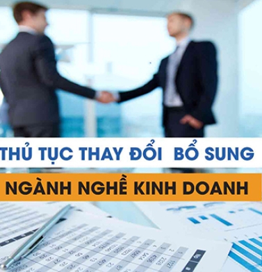 Bổ sung, thay đổi ngành nghề KD